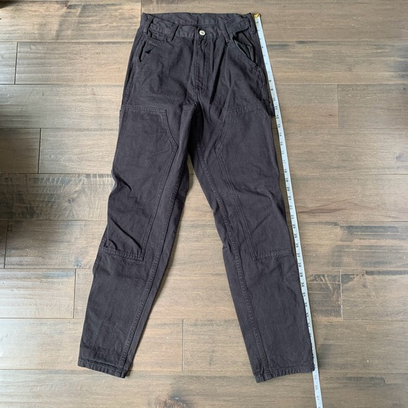 Straight leg cargo jeans black - Picture 1 of 5